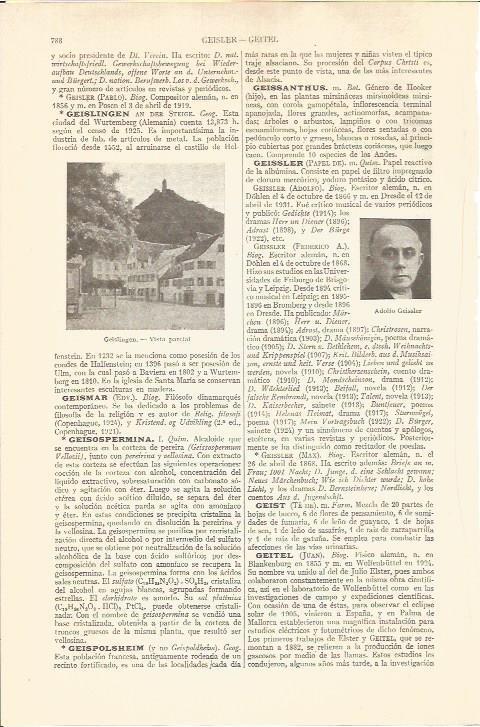 LAMINA V05658: Vista parcial de Geislingen, Alemania