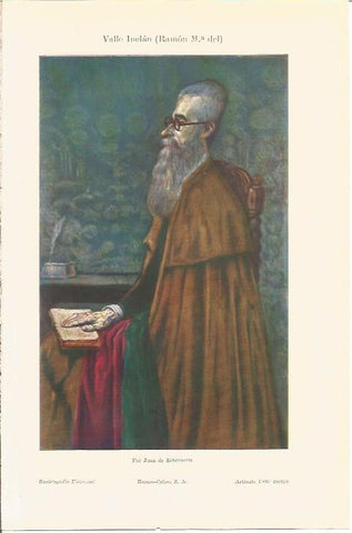 LAMINA V05944: Valle Inclan, por Juan de Echevarria