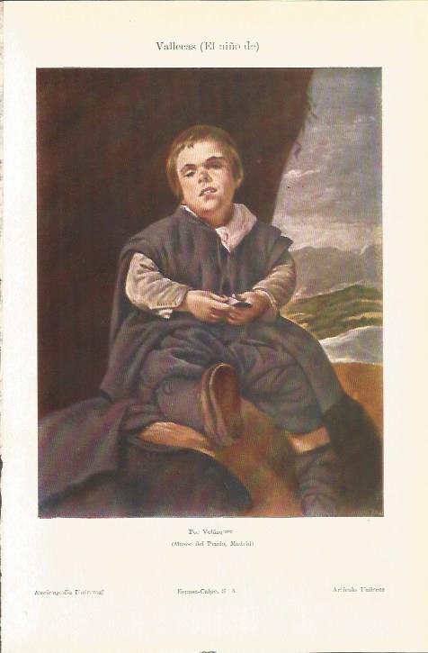 LAMINA V05945: El niño de Vallecas, por Velazquez