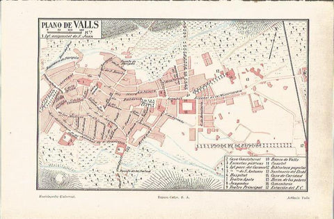 LAMINA V05965: Plano de Valls, Tarragona