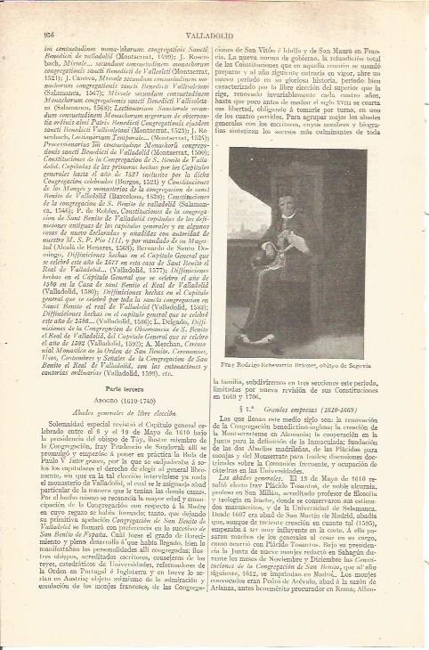 LAMINA V05918: Fray Rodrigo Echevarria, obispo de Segovia 