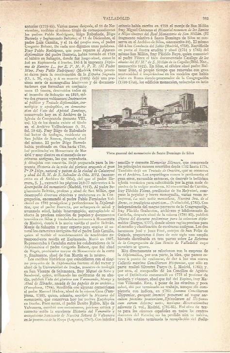 LAMINA V05925: Monasterio de Santo Domingo de Silos