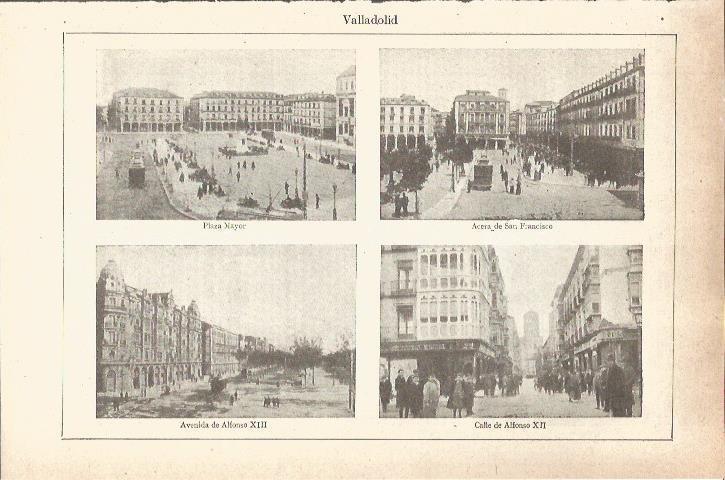 LAMINA V05930: Vistas varias de Valladolid
