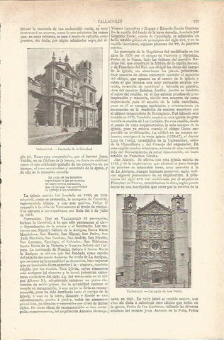 LAMINA V05931: Fachada Catedral de Valladolid