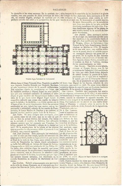 LAMINA V05932: Planta Catedral de Valladolid