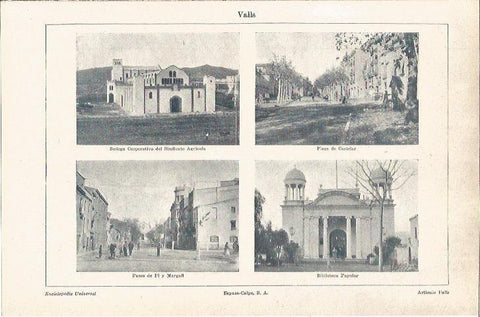 LAMINA V05970: Imágenes de Valls, Tarragona