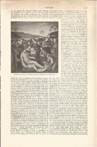 LAMINA V06012: Entierro de Cristo, por Pedro Pedro Vannucci