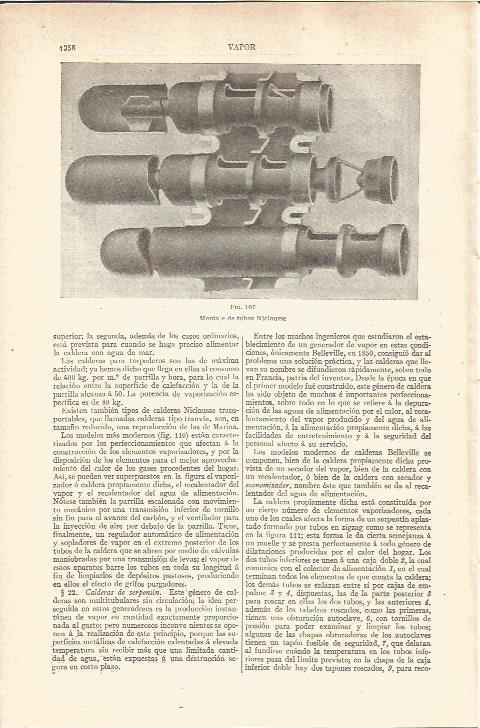 LAMINA V06021: Montaje de tubos Niclausse