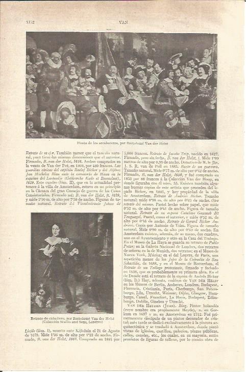 LAMINA V05976: Fiesta de los arcabuceros, por Bartolome Van der Helst