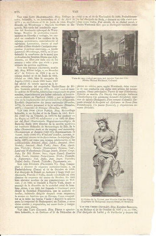 LAMINA V05978: Vista de una ciudad antigua, por Jacobo Van der Ulft