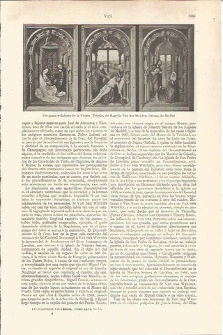 LAMINA V05986: Triptico de Rogelio Van der Weyden