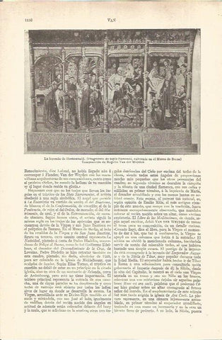 LAMINA V05988: La leyenda de Herkenbald, por Rogelio Van der Weyden