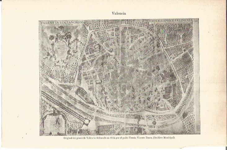 LAMINA V05833: Plano de Valencia delineado en 1704