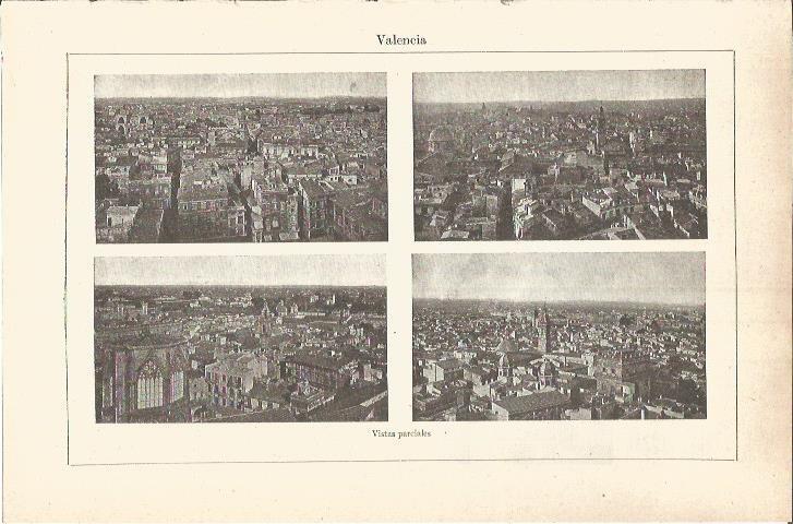 LAMINA V05835: Vistas parciales de Valencia