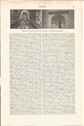 LAMINA V05842: Puerta de la Almoyna, Valencia