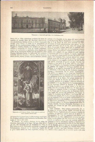 LAMINA V05849: Capitania y Gobierno civil, Valencia