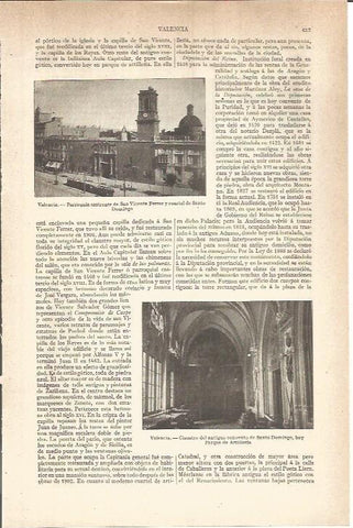 LAMINA V05850: Parroquia de San Vicente Ferrer en Valencia