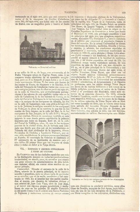 LAMINA V05852: Hospital militar, Valencia