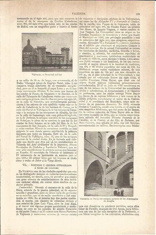 LAMINA V05852: Hospital militar, Valencia