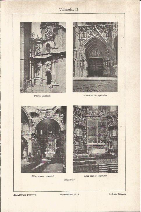 LAMINA V05854: La Catedral de Valencia