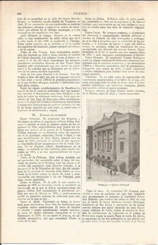 LAMINA V05855: Teatro Principal de Valencia
