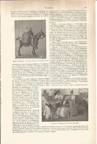 LAMINA V05829: Porcelana grupa valenciana, por A. Peyro