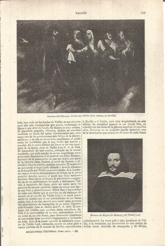 LAMINA V05814: Camino del Calvario, por Valdes Leal