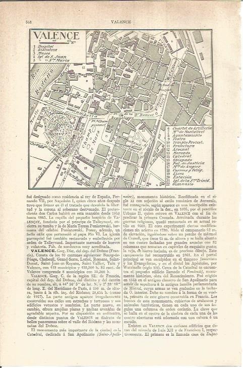 LAMINA V05824: Plano de Valence
