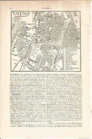 LAMINA V05824: Plano de Valence