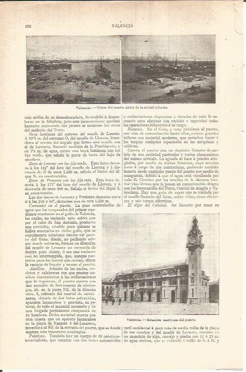 LAMINA V05857: Estacion maritima del puerto de Valencia