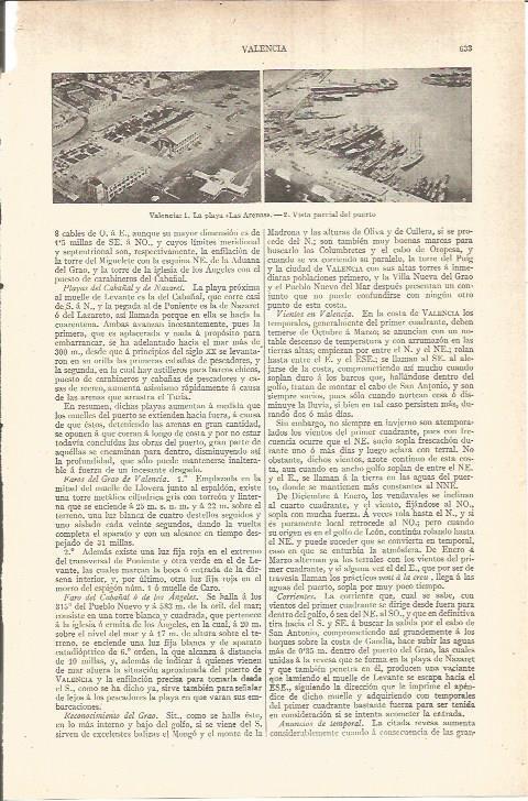 LAMINA V05858: La playa de Las Arenas, Valencia