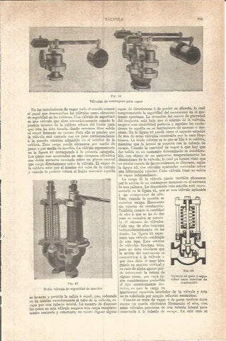 LAMINA V05901: Valvulas de contrapeso
