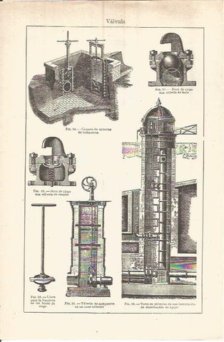 LAMINA V05904: Torre de valvulas de una instalacion de gas