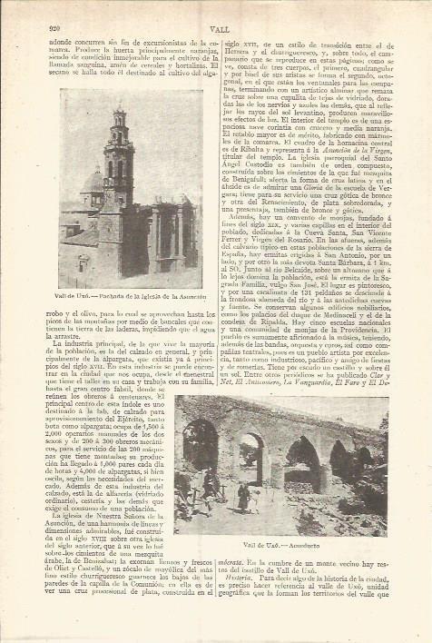 LAMINA V05910: Iglesia y acueducto en Vall de Uxo