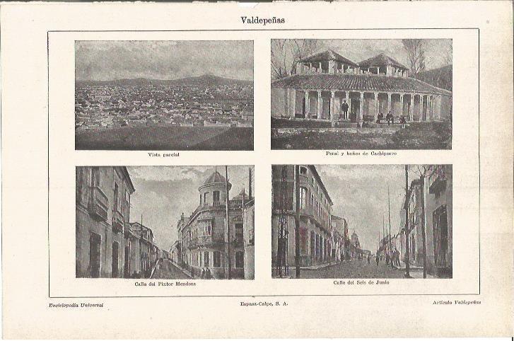 LAMINA V05803: Vistas de Valdepeñas, Ciudad Real