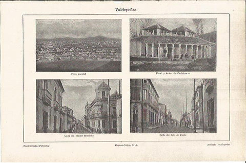 LAMINA V05803: Vistas de Valdepeñas, Ciudad Real