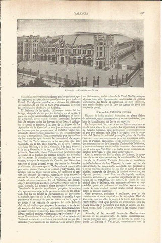 LAMINA V05860: Estacion del Norte en Valencia