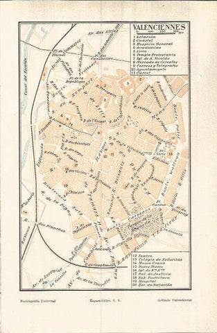 LAMINA V05869: Plano de Valenciennes