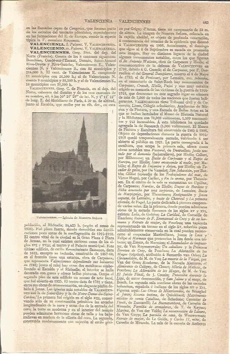 LAMINA V05870: Iglesia de Nuestra Señora en Valenciennes