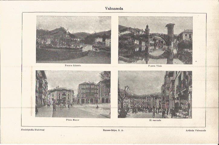 LAMINA V05877: Vistas de Valmaseda, Vizcaya