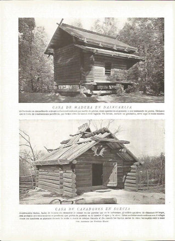 LAMINA V06464: Escena en una calle de Leksand, Suecia