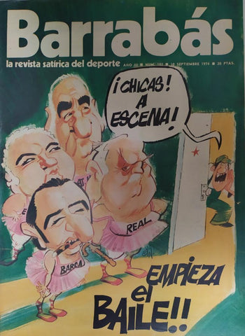 Revista: BARRABAS, Año III, Numero 102: Empieza el baile (10 septiembre 1974) Incluye poster chica bikini rojo