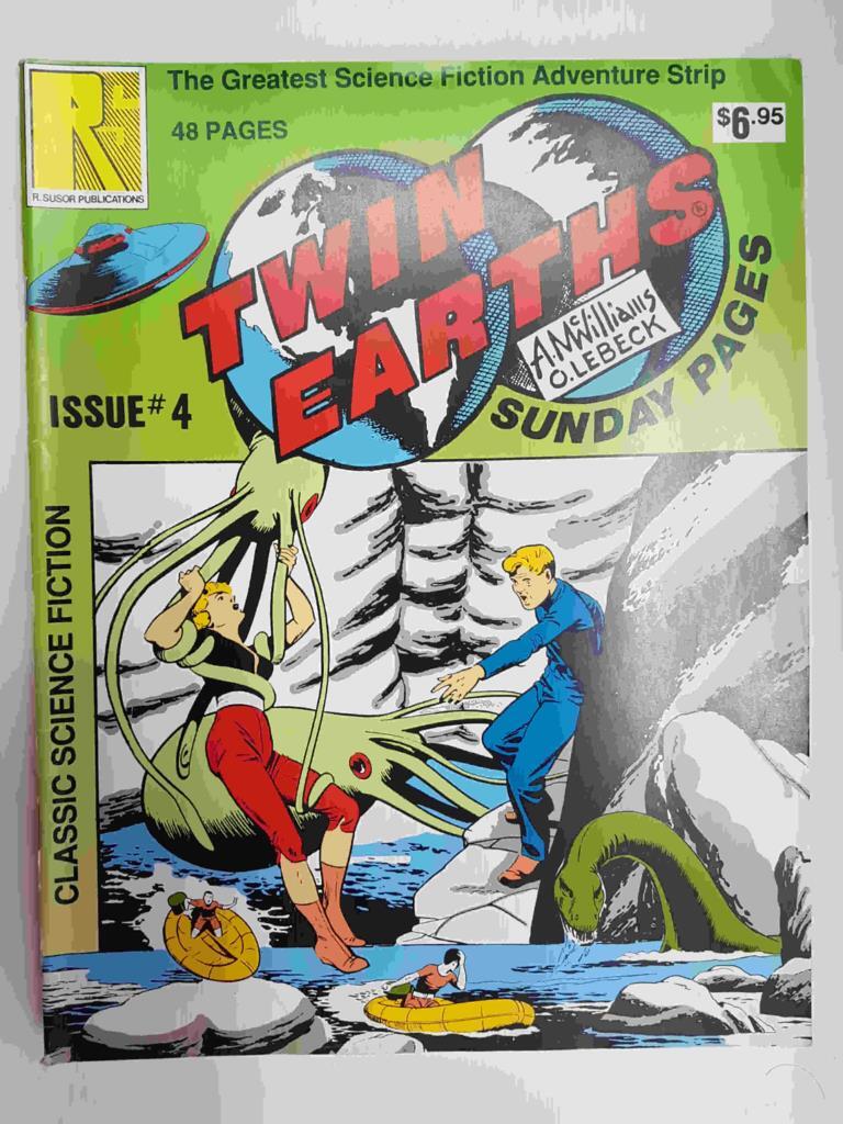 Twin Earths issue 4. Classic Science Fiction. The greatest science fiction adventure strip