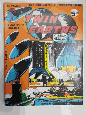 Twin Earths issue 4. Classic Science Fiction. The greatest science fiction adventure strip