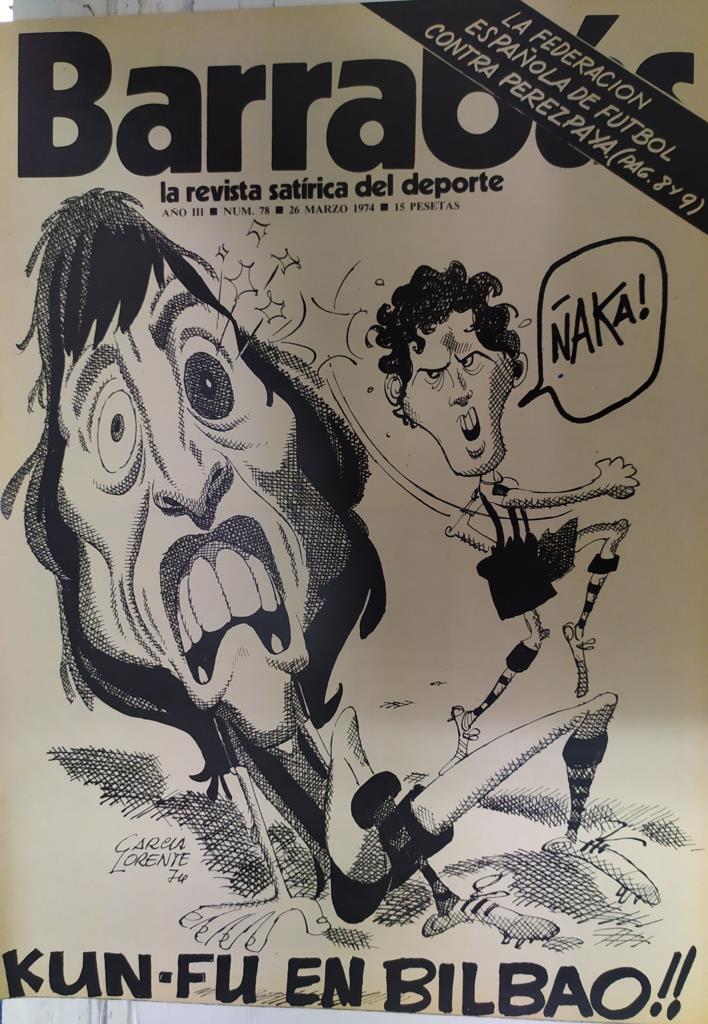 Revista: BARRABAS, Año III, Numero 078: Kung-fu en Bilbao (26 marzo 1974) Incluye poster Pinacoteca barrabas n. 4