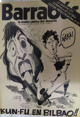 Revista: BARRABAS, Año III, Numero 078: Kung-fu en Bilbao (26 marzo 1974) Incluye poster Pinacoteca barrabas n. 4