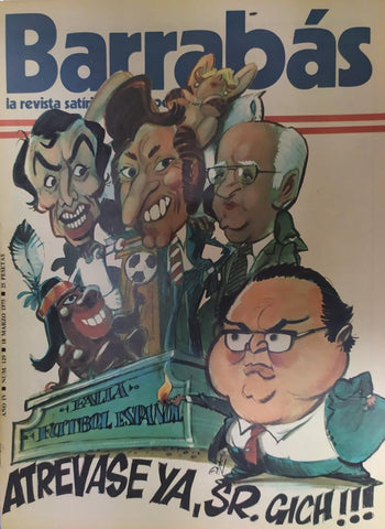 Revista: BARRABAS, Año IV, Numero 129: Atrevase ya, Sr. Gich! (18 marzo 1975) Incluye poster chica bikini rosa