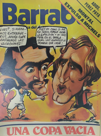 Revista: BARRABAS, Año IV, Numero 139: Una copa vacia (27 mayo 1975) Incluye poster chica bikini negro