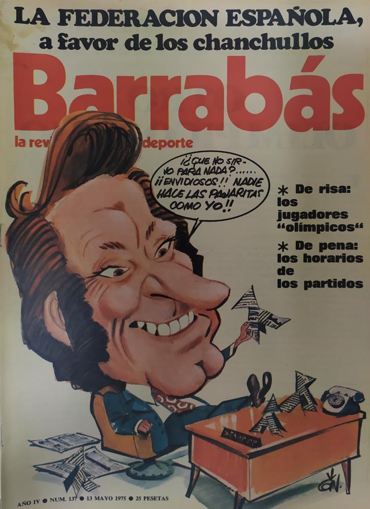 Revista: BARRABAS, Año IV, Numero 137: La federacion española, a favor de los chanchullos (13 mayo 1975) Incluye poster chica bikini rosa