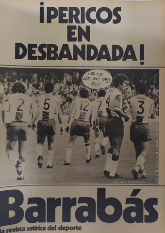 Revista: BARRABAS, Año IV, Numero 131: ¡Pericos en desbandada! (1 abril 1975) Incluye poster chica bikini negro